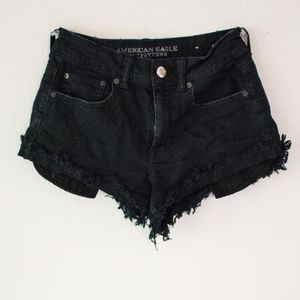 Black High Waisted Shorts